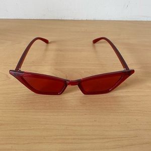Red drunk party glasses